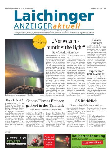 Laichinger Anzeiger 11.03.2015