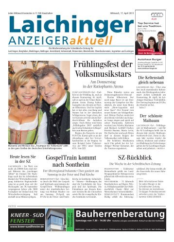 Laichinger Anzeiger 17.04.2013