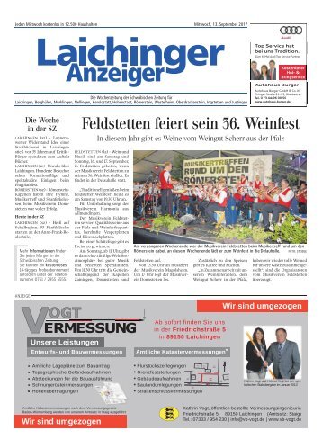 Laichinger Anzeiger 13.09.2017