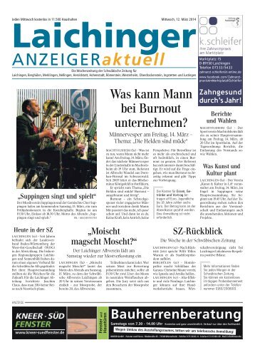 Laichinger Anzeiger 12.03.2014