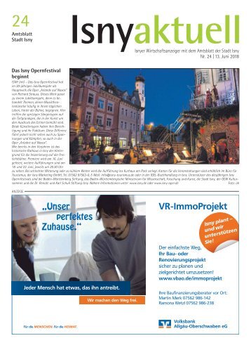 Isny Aktuell 13.06.2018