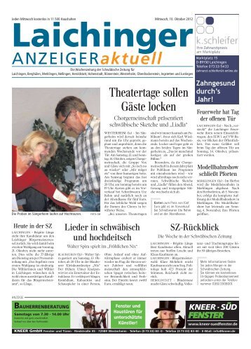Laichinger Anzeiger 10.10.2012