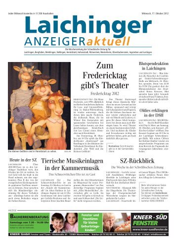 Laichinger Anzeiger 17.10.2012