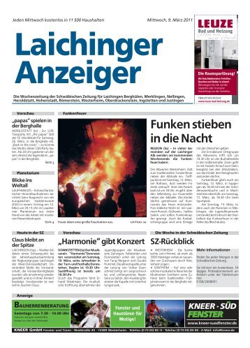 Laichinger Anzeiger 09.03.2011