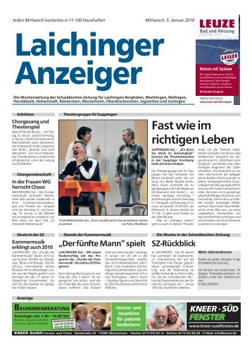 Laichinger Anzeiger 05.01.2010