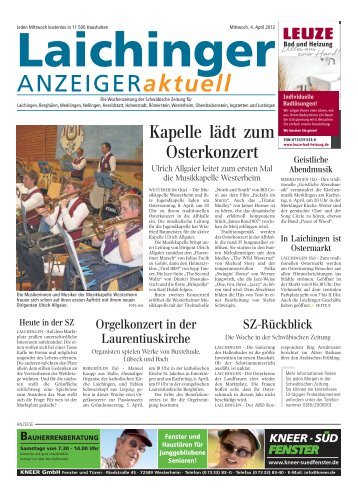 Laichinger Anzeiger 04.04.2012