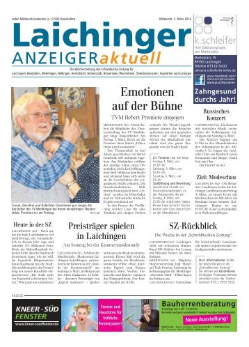 Laichinger Anzeiger 02.03.2016