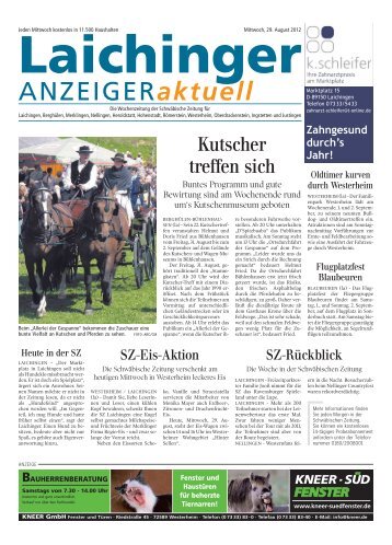 Laichinger Anzeiger 29.08.2012