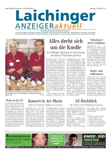 Laichinger Anzeiger 02.10.2012