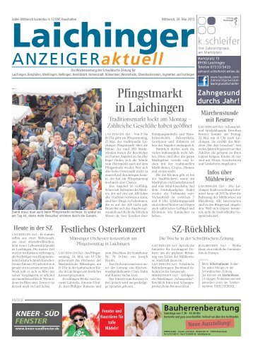 Laichinger Anzeiger 20.05.2015