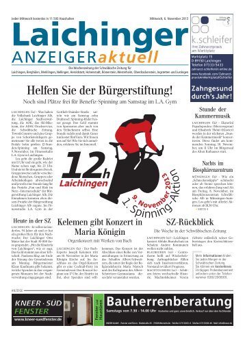 Laichinger Anzeiger 06.11.2013