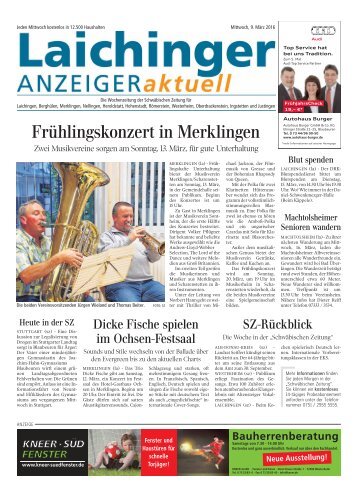 Laichinger Anzeiger 09.03.2016