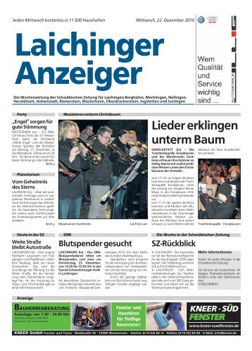 Laichinger Anzeiger 22.12.2010