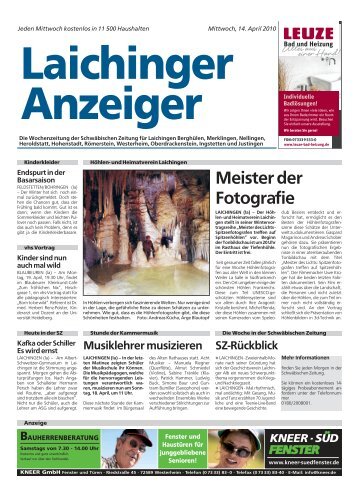 Laichinger Anzeiger 14.04.2010