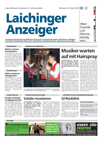 Laichinger Anzeiger 10.03.2010
