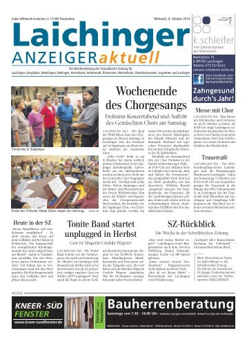 Laichinger Anzeiger 08.10.2014