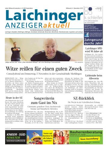 Laichinger Anzeiger 04.11.2015
