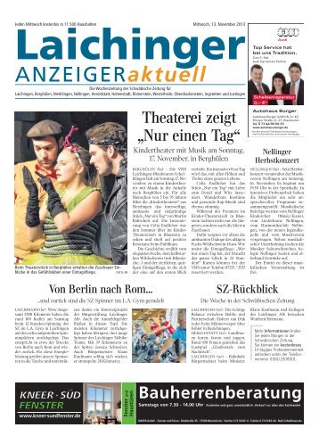 Laichinger Anzeiger 13.11.2013