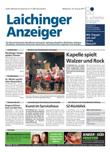 Laichinger Anzeiger 19.01.2011