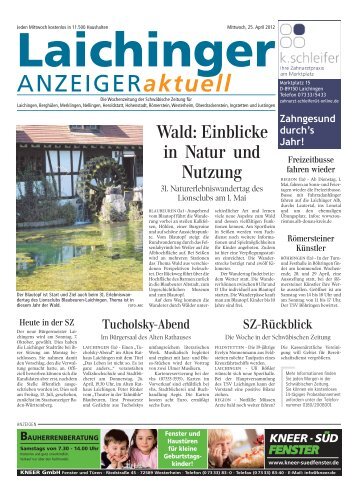 Laichinger Anzeiger 25.04.2012