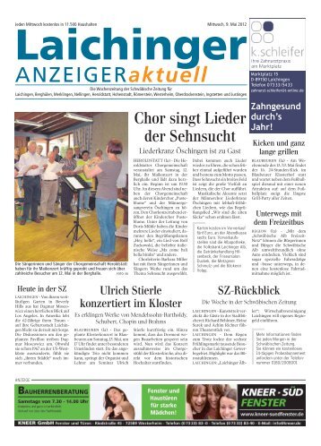 Laichinger Anzeiger 09.05.2012