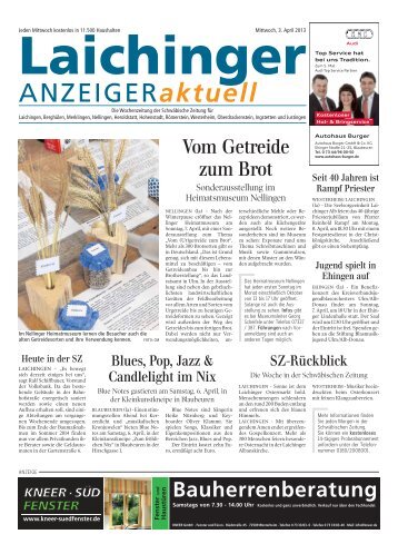 Laichinger Anzeiger 03.04.2013