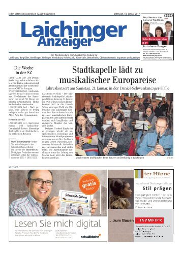 Laichinger Anzeiger 18.01.2017