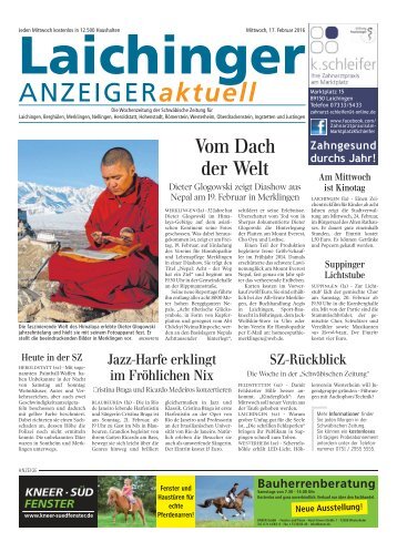 Laichinger Anzeiger 17.02.2016