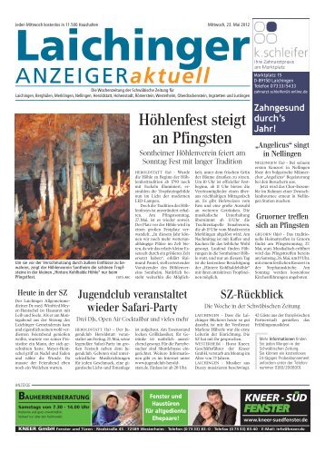 Laichinger Anzeiger 23.05.2012