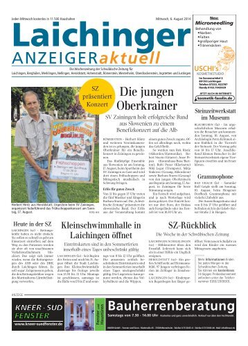 Laichinger Anzeiger 06.08.2014