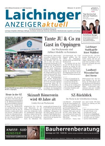 Laichinger Anzeiger 10.07.2013