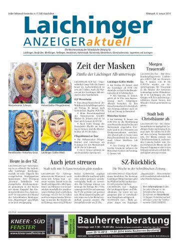 Laichinger Anzeiger 08.01.2014