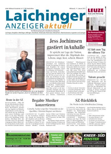 Laichinger Anzeiger 11.01.2012