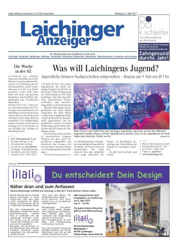 Laichinger Anzeiger 03.05.2017