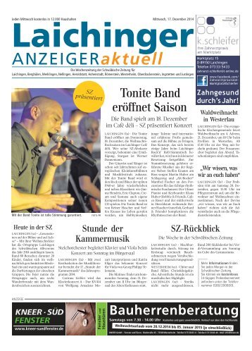 Laichinger Anzeiger 17.12.2014