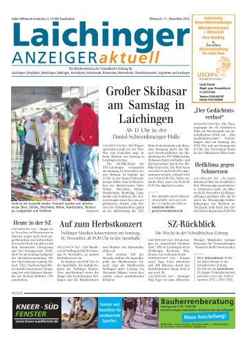 Laichinger Anzeiger 11.11.2015