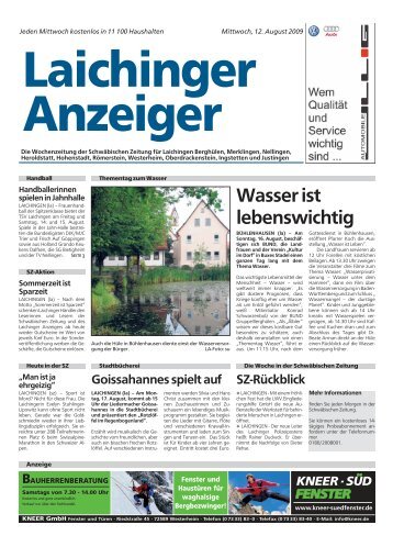 Laichinger Anzeiger 12.08.2009