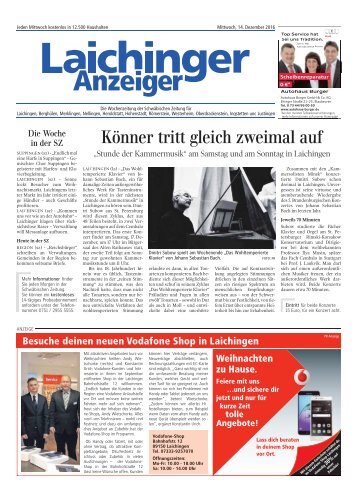Laichinger Anzeiger 14.12.2016