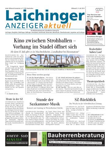 Laichinger Anzeiger 09.07.2014