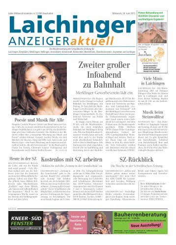 Laichinger Anzeiger 24.06.2015