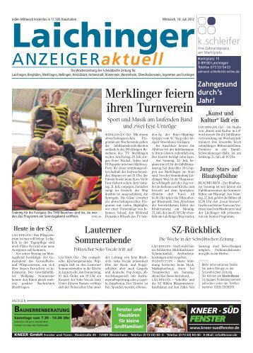 Laichinger Anzeiger 18.07.2012