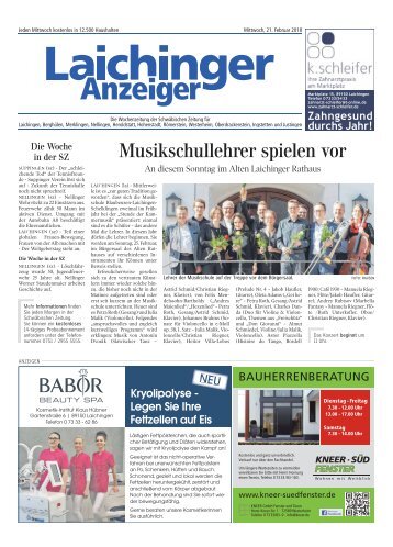 Laichinger Anzeiger 21.02.2018