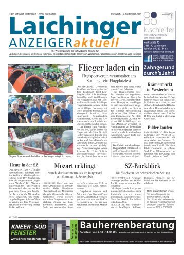 Laichinger Anzeiger 10.09.2014