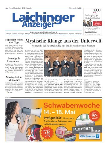 Laichinger Anzeiger 09.05.2018