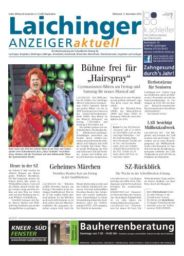 Laichinger Anzeiger 05.11.2014