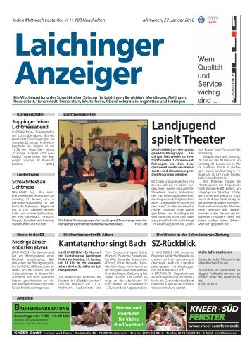 Laichinger Anzeiger 27.01.2010