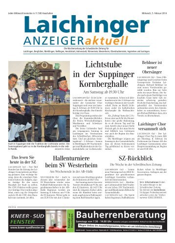 Laichinger Anzeiger 05.02.2014
