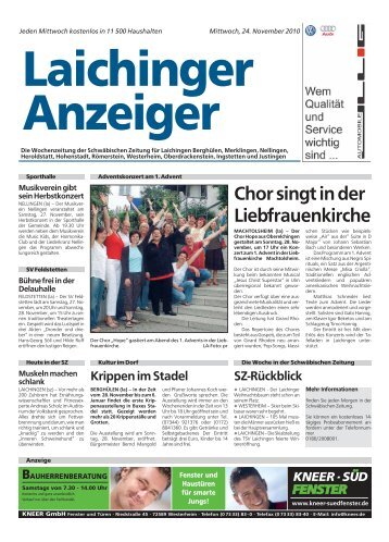 Laichinger Anzeiger 24.11.2010