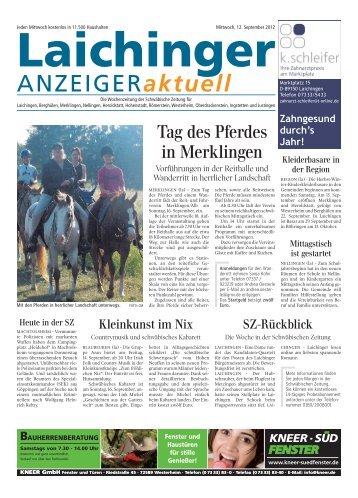 Laichinger Anzeiger 12.09.2012