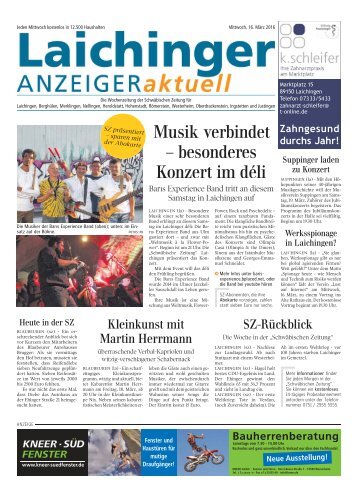 Laichinger Anzeiger 16.03.2016